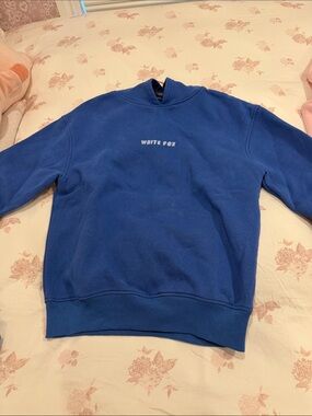 White Fox Boutique Men's Royal Blue Crewneck Sweatshirt